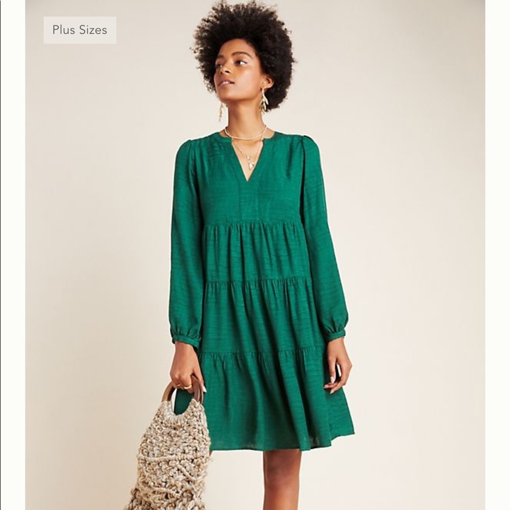 ANTHROPOLOGIE Mauve greed dress